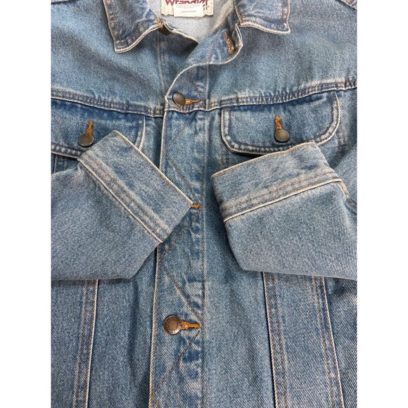 Wrangler Rugged Wear Men's Denim Cowboy Jacket XL - Picture 5 of 11